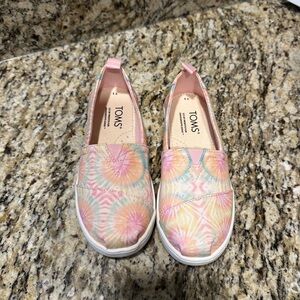 TOMS Multicolor Tie-Dye Slip-Ons